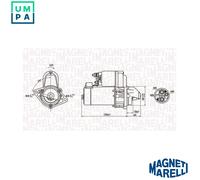 MAGNETI MARELLI 063721257010 Starter motor