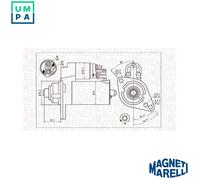 MAGNETI MARELLI 063721293010 Starter motor