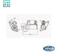 MAGNETI MARELLI 063721330010 Starter motor