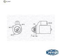MAGNETI MARELLI 063721377010 Starter motor