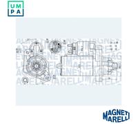 MAGNETI MARELLI 063721378010 Starter motor
