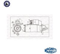 Starter motor 063721396010 MAGNETI MARELLI for FORD FOCUS I FOCUS I Saloon