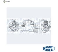 MAGNETI MARELLI 063721543010 Starter motor