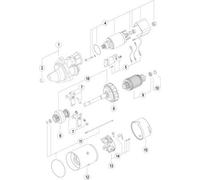 MAHLE Starter Motor MS 294 12V 4.20KW MS294
