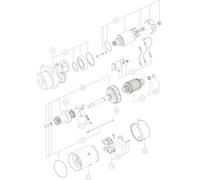 Starter 10.9mm Bore Diameter 89mm Flange Diameter 10 Teeth Replacement MAHLE