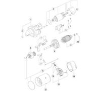 Starter 10.9mm Bore Diameter 89mm Flange Diameter 9 Teeth Replacement MAHLE