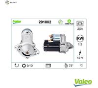 VALEO 201002 Starter motor