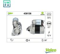 STARTER 438136 FOR NISSAN VERITA/II NOTE MARCH/III MICRA/C+C CGA3DE 1.3L 4cyl