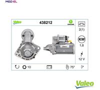 STARTER 438212 FOR OPEL A 13 DTC/Z 13 DTJ 1.2L 4cyl CORSA D