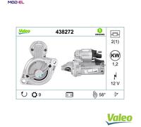 VALEO 438272 Starter motor