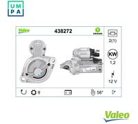 VALEO 438272 Starter motor