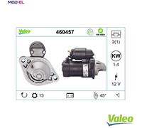 VALEO 460457 Starter motor