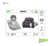 VALEO 460457 Starter motor