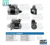 Meat & Doria Starter motor 5030042 Clockwise rotation for FIAT Palio Punto