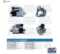STARTER 5035037 FOR RENAULT CLIO/EURO/III/CAMPUS/MIO SCENIC/GRAND TWINGO 1.5L