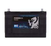 Starter Battery 96Ah 610A 12V Euro Compact Low D2 Fits Discovery 3.0 TD 4x4