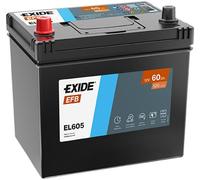 005L EFB Car Battery Exide EL604 12V 60Ah 520CCA - BOSCH S4E40 Equivalent