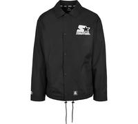 Starter Black Label Men's Starter Coach Jacket, black, S