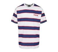 Starter Black Label Men's Starter Logo Striped Tee T-Shirt Not Applicable, White/Blue, L