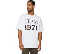 Starter Black Label Men's Starter Team 1971 Oversize Tee T-Shirt, White, M