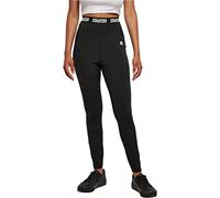 Starter Black Label Women's Ladies Starter Logo Tape Leggings Yoga Pants, S Black