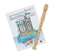 Starter Bundle with tuyama TFS-08D Recorder (German Grip System) and Recorder Box Volume 1 - Ideal for Beginners