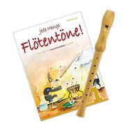 Starter Bundle with tuyama TFS-18D Recorder (German Fingering) and 'Lots of Flute Tones' Volume 1 - Ideal for Beginners - ISBN: 9783920470962