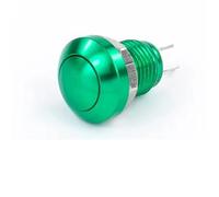 Starter Button 5/20/100PCS 8mm Waterproof Momentary Metal Doorbell Push Button Switch Auto Engine Auto Start Starter Car Push Button Switches(Green,100PCS)