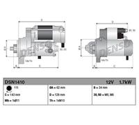 Denso DSN1410 Starter