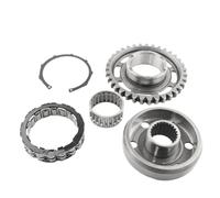 Starter Clutch Gear Assembly Kit ATV Replacement Part for Starting System Compatible with TRX450R 2006-2009 450ER 2006-2014 CRF450X 2005-2009 2012-2017