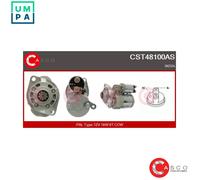 Starter motor Anticlockwise rotation CST48100AS CASCO for SKODA FAVORIT