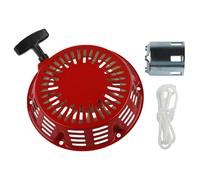 Starter Cup Set for Honda GX340 GX390 GX610 GX620 Engines 11HP to 20HP with Pull Rope and Screw Red Metal Replacement Part