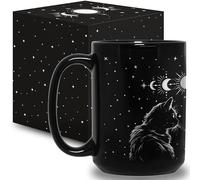 STARTER FLUID Black Cat Mug 15Oz Coffee Lover Gifts For Women Funny Goth - Mom Christmas Lovers Witchy Goths