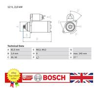 Starter For Audi A4 A6 Seat EXEO Skoda SUPERB 04-13 03G911023 , 0986021220