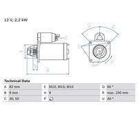 Bosch 0 986 024 390 Starter