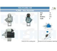 Starter for HYUNDAI KIA:TB,ATOS,ATOZ,GETZ,CLICK 3610002500 3610025011