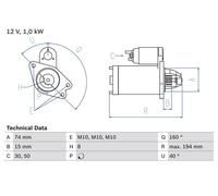 BOSCH 0 986 023 920 Starter motor
