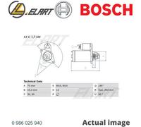 STARTER FOR MERCEDES-BENZ CLS/SEDAN/GRANDE/Shooting/Brake SPRINTER/35-t/Bus 2.1L