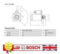 BOSCH 0 986 021 671 Starter motor