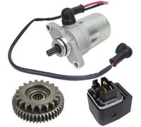 Starter & Gear & Relay For Sportsman 90 2001-2006| Scrambler 2001-2003| Predator 03-06| E-TON, 0450533 0451692