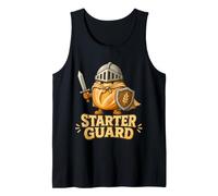 Starter Guard Sourdough Knight Cute Baking Warrior Art Tank Top