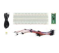 Starter Kit for Raspberry Pi Pico,Based on Raspberry Pi Pico RP2040 Microcontroller Board with Pre-Soldered Header,Support C/C++/Python