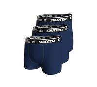 STARTER Men's 3pk Boxers Boxer Shorts, Navy, XL, navy, XL