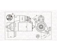 MAGNETI MARELLI 063721293010 Starter motor