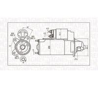 STARTER 063721396010 FOR FORD FOCUS/Turnier/Clipper FFDA/F9DB/F9DA/BHDA 1.8L