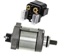 Starter Motor And Solenoid Relay Set Compatible With 55440001000 Fits 250 300 XC XC-W EXC Models 2018-2020 Also Works With TE300 TE250 TX300 TE250i TE300I