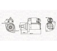 MAGNETI MARELLI 063721347010 Starter motor