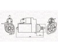 Magneti Marelli 063721405010 VW Starter Motor