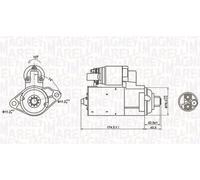MAGNETI MARELLI 063721409010 Starter motor