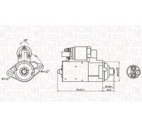 MAGNETI MARELLI 063721409010 Starter motor